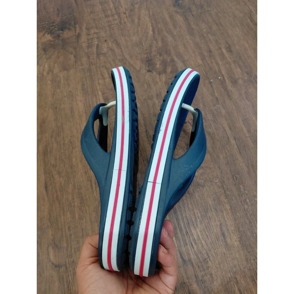 Crocs Bayaband Flip Flops Men Size 5 Women Size 7 Unisex Comfort Shoes